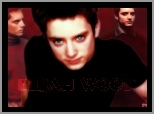 niebieskie oczy, Elijah Wood, czarna koszulka